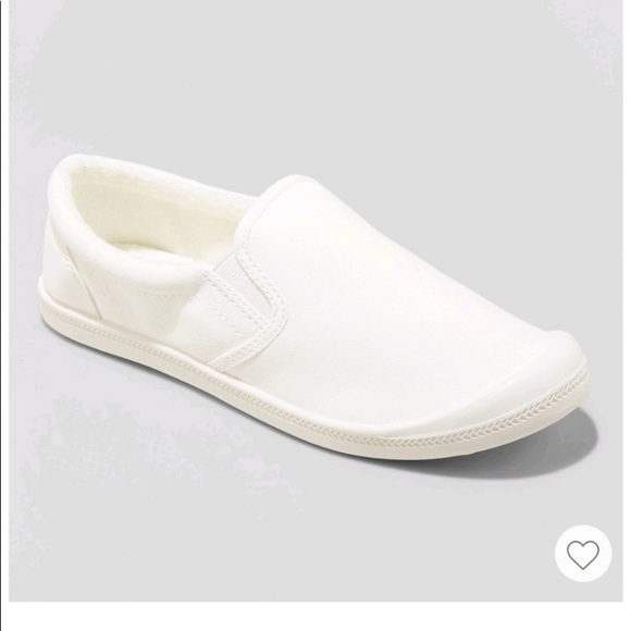 Mad Love Shoes - Mad love white slip on sneakers new